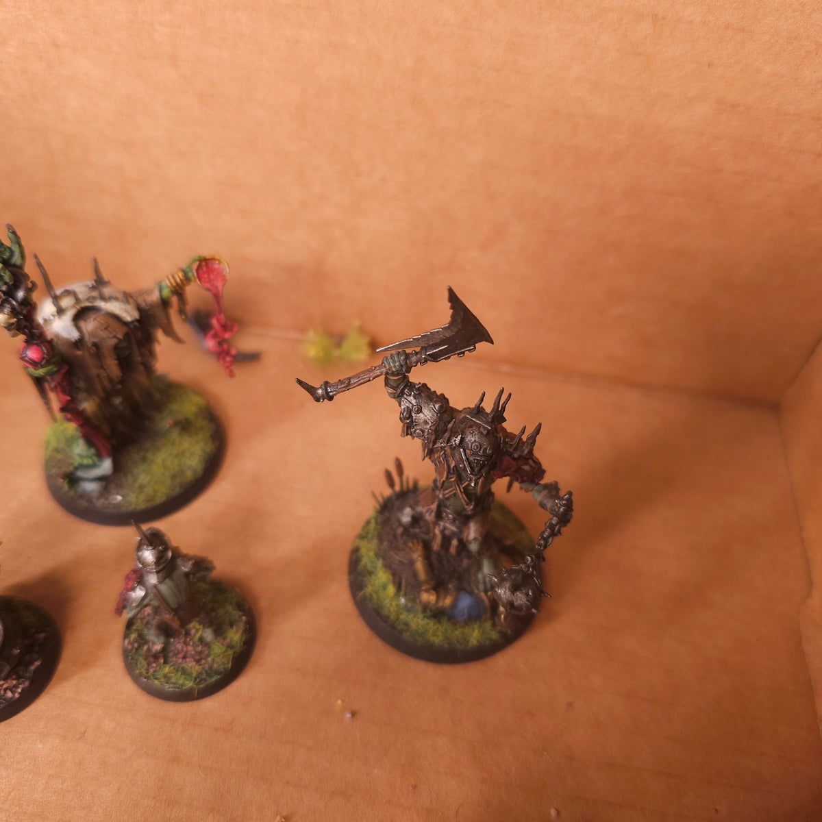Age of Sigmar - Kruleboyz - Painted Mounted and Foot Heroes