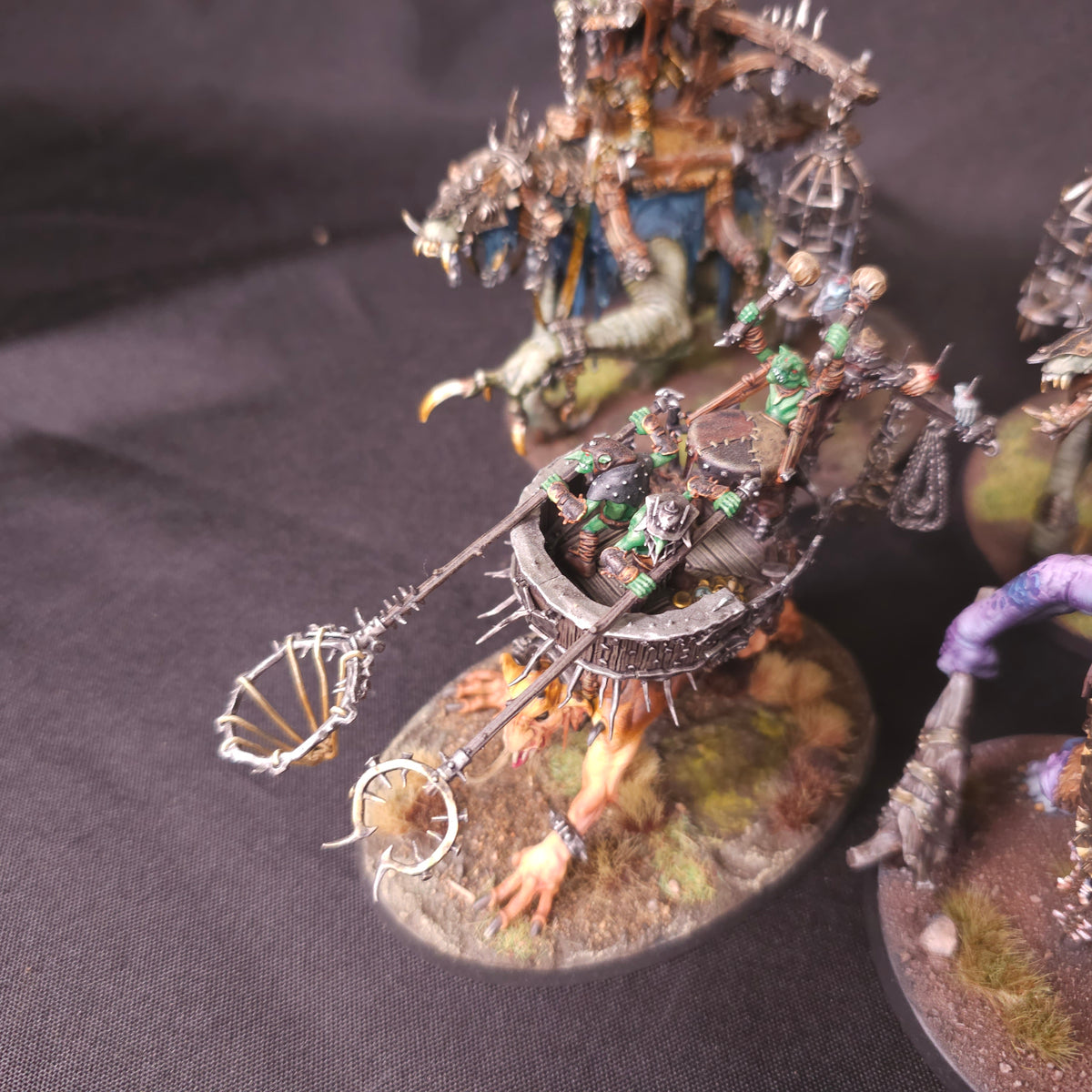 Age of Sigmar - Kruleboyz - Painted Sludgeraker and Troggoth Collection