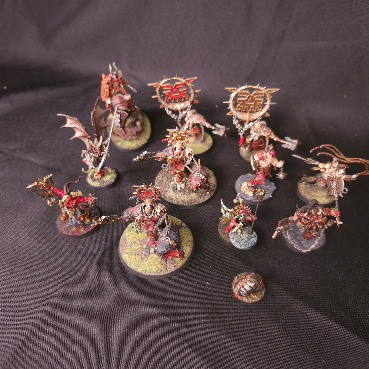Age of Sigmar - Blades of Khorne - Painted Heroes and Command Collection