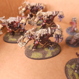 Age of Sigmar - Blades of Khorne - Painted Scyla and Khorne Beasts