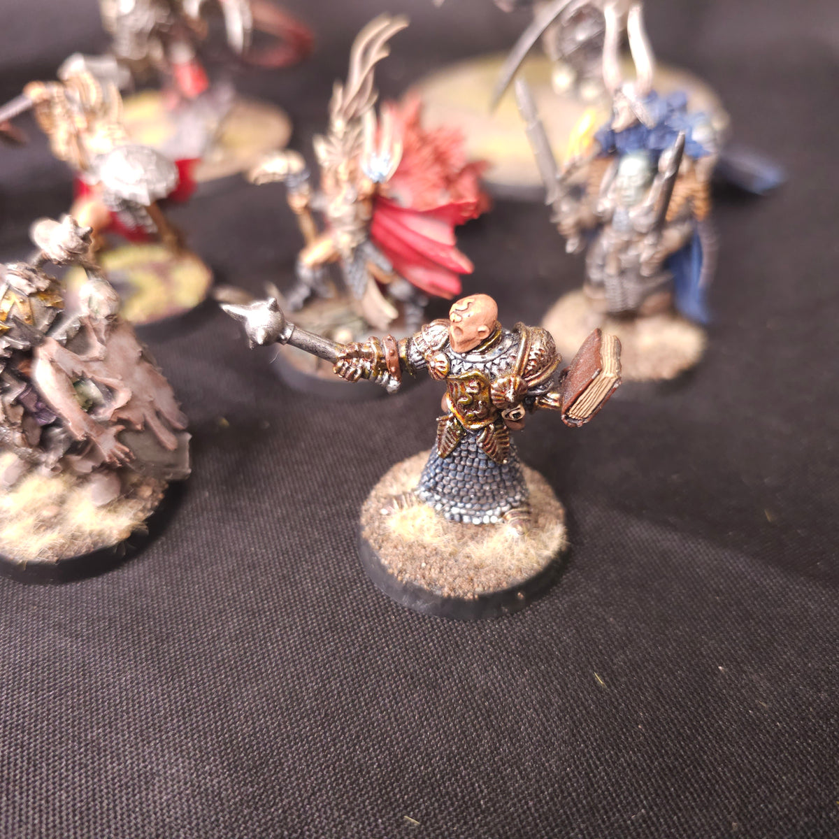 Age of Sigmar - Slaves to Darkness - Painted Converted Warshrine and Character Collection