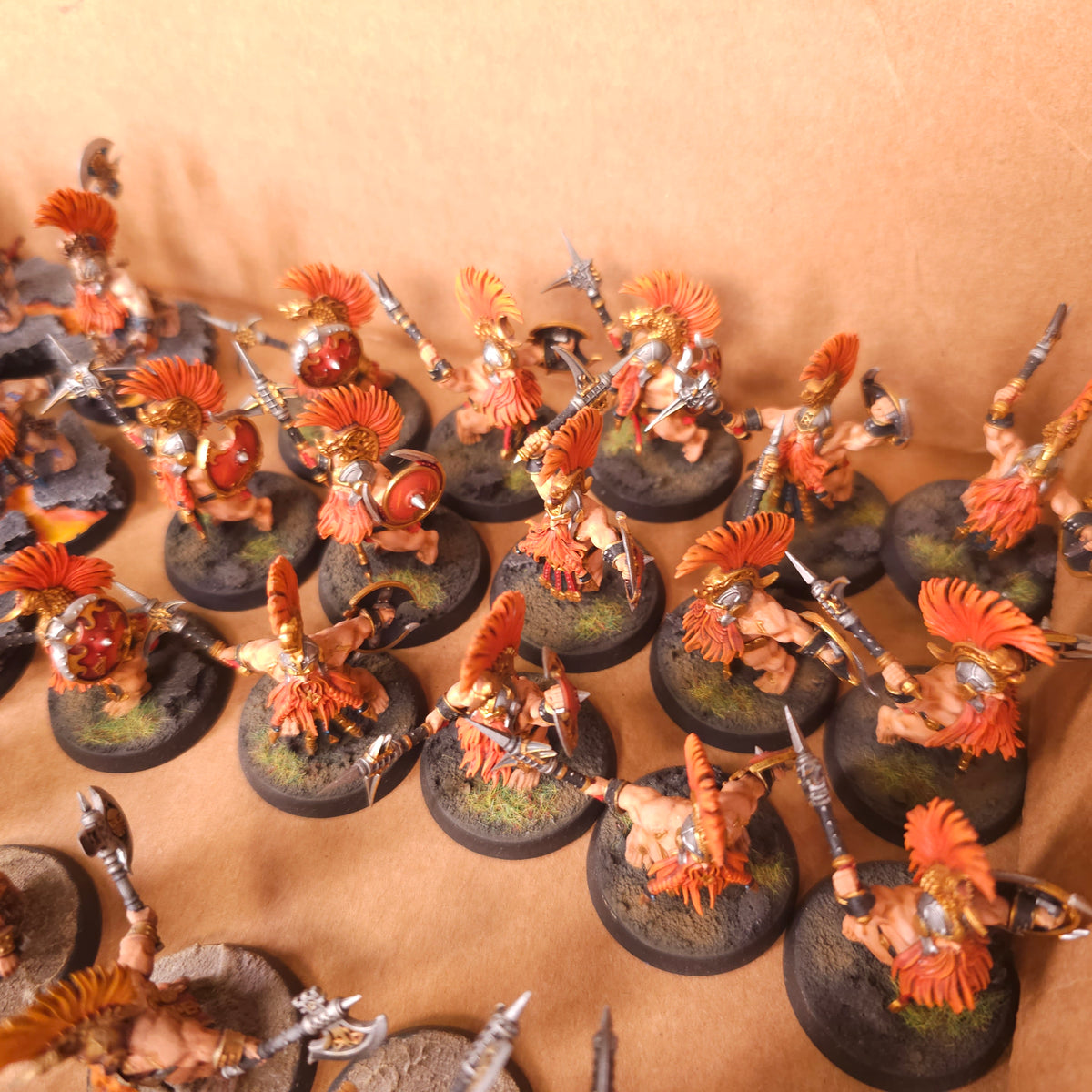 Age of Sigmar - Fyreslayers - Painted Vulkite Berzerker Horde
