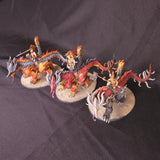 Age of Sigmar - Fyreslayers - Painted Magmadroth Trio