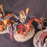 Age of Sigmar - Fyreslayers - Painted Magmadroth Trio