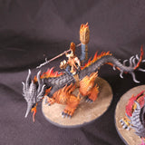 Age of Sigmar - Fyreslayers - Painted Magmadroth Trio
