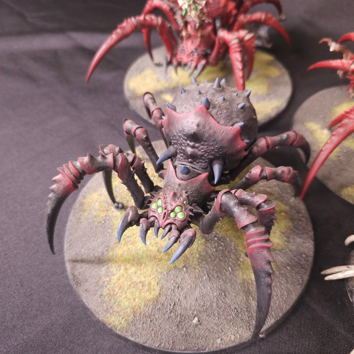 Age of Sigmar - Gloomspite Gitz - Painted Arachnarok Spider Collection
