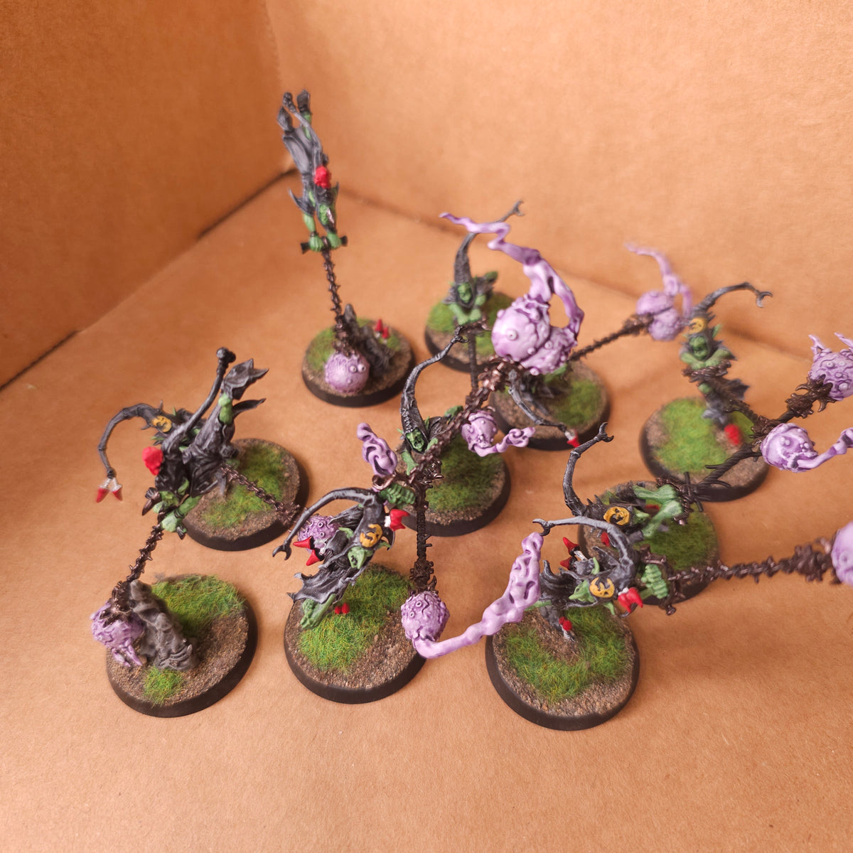 Age of Sigmar - Gloomspite Gitz - Painted Moonclan Specialists and Gobbapalooza