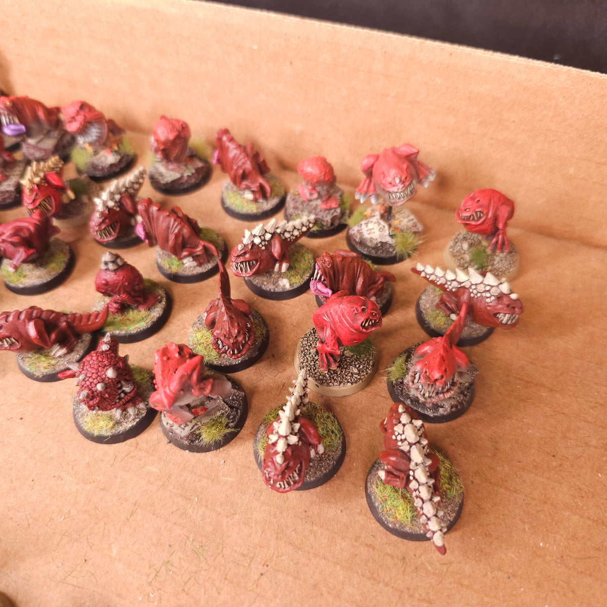 Age of Sigmar - Gloomspite Gitz - Painted Squig Herd and Goblin Herders