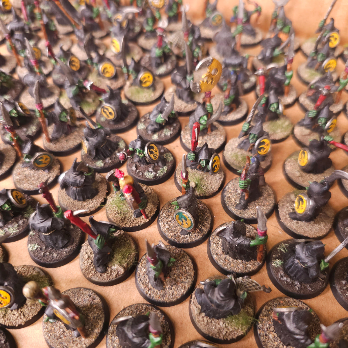 Age of Sigmar / The Old World - Gloomspite Gitz / Orc & Goblin Tribes - Painted Night Goblin Melee Horde