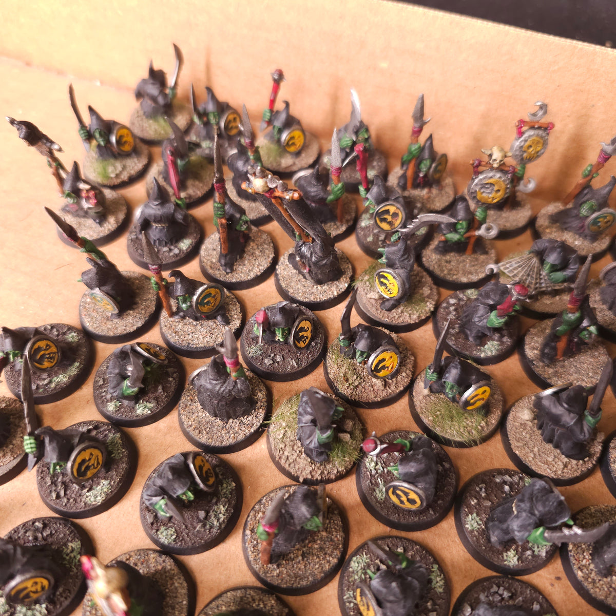 Age of Sigmar / The Old World - Gloomspite Gitz / Orc & Goblin Tribes - Painted Night Goblin Melee Horde
