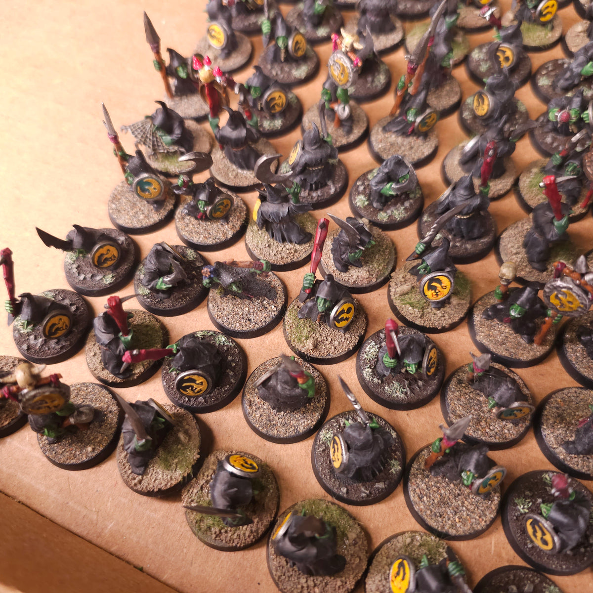 Age of Sigmar / The Old World - Gloomspite Gitz / Orc & Goblin Tribes - Painted Night Goblin Melee Horde