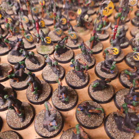 Age of Sigmar / The Old World - Gloomspite Gitz / Orc & Goblin Tribes - Painted Night Goblin Bow and Melee Horde