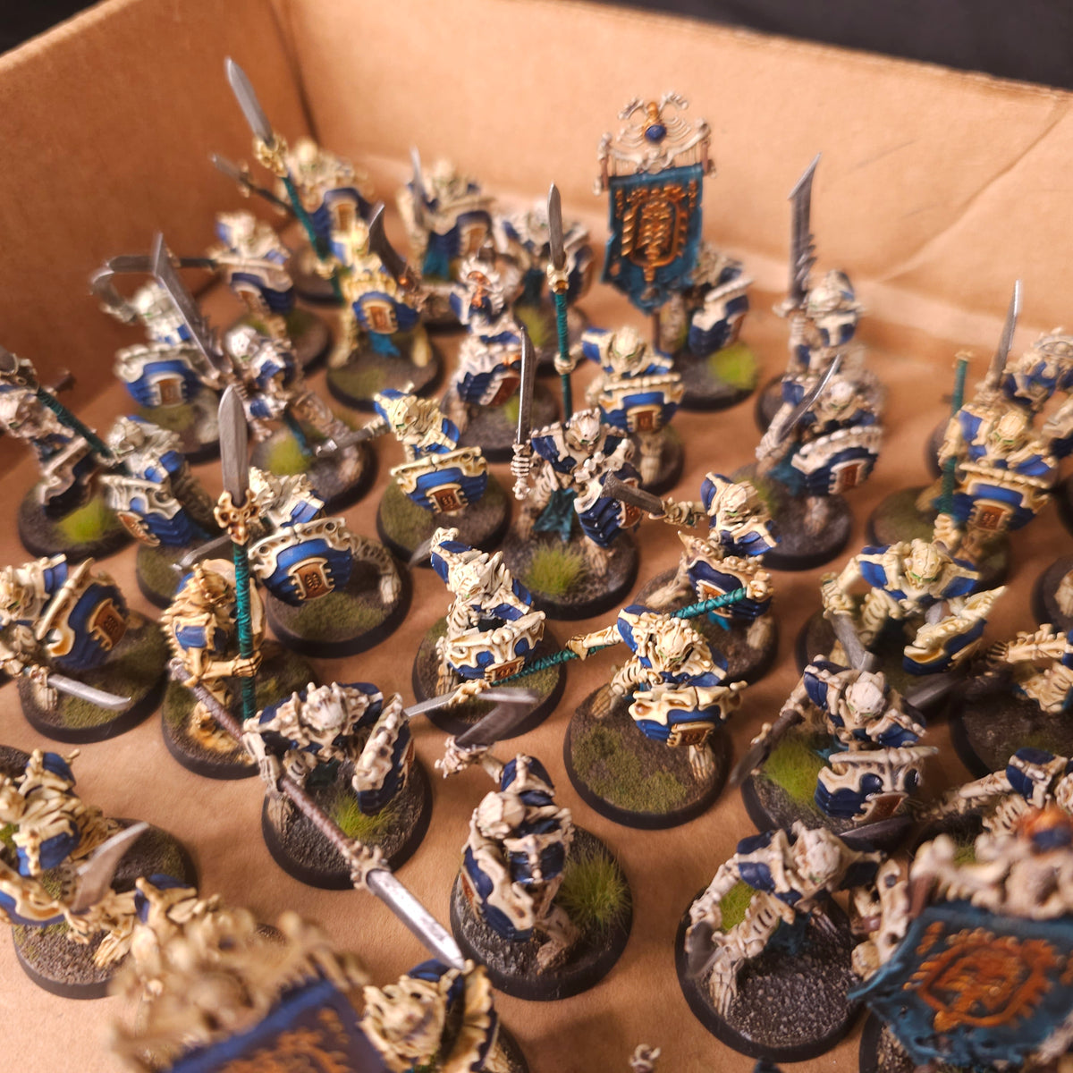 Age of Sigmar - Ossiarch Bonereapers - Painted Mortek Guard