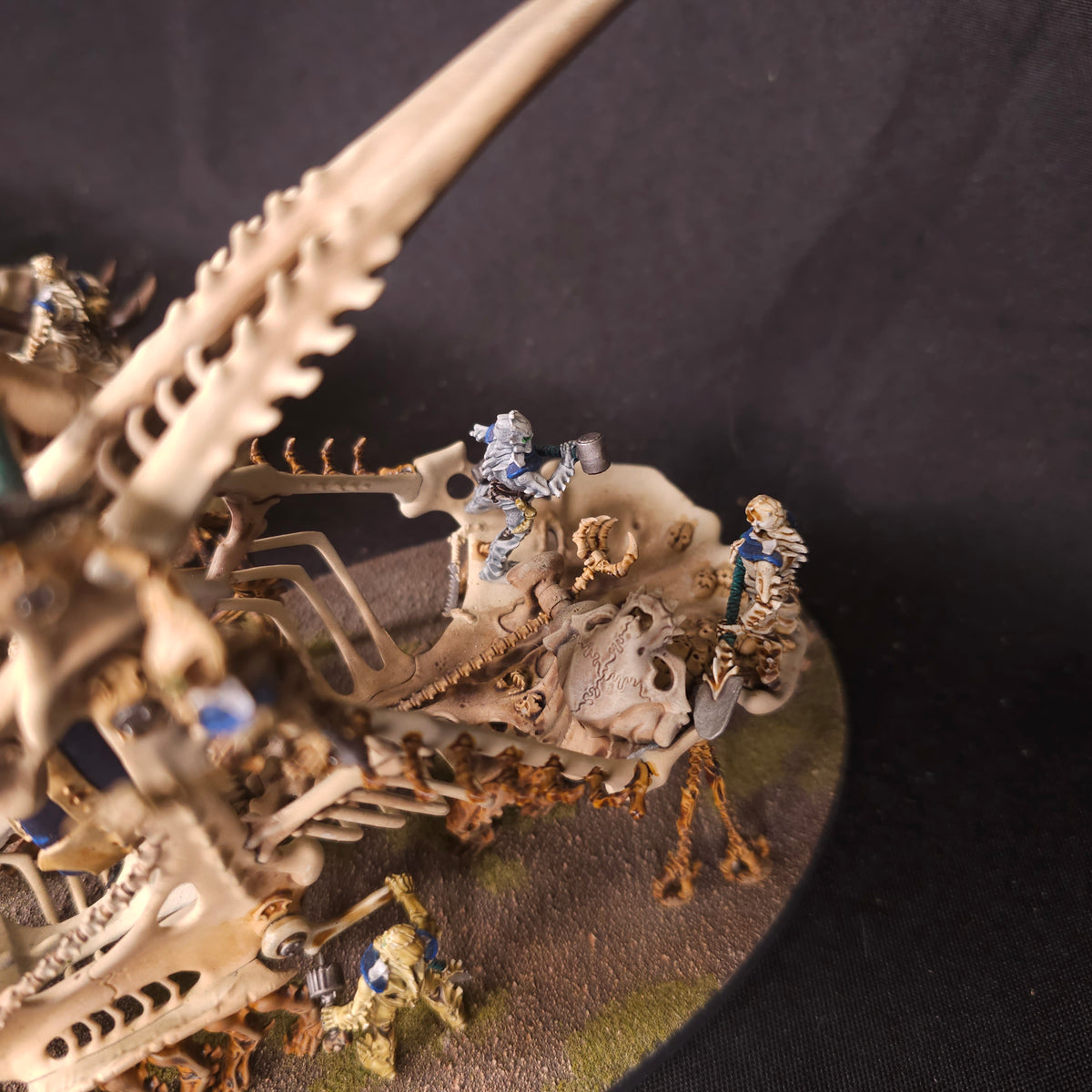 Age of Sigmar - Ossiarch Bonereapers - Painted Mortek Crawler Pair