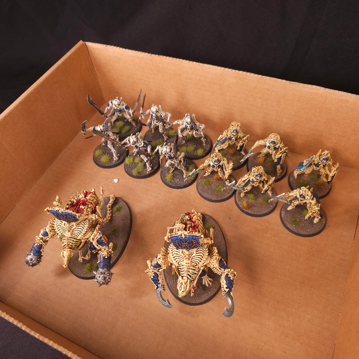 Age of Sigmar - Ossiarch Bonereapers - Painted Harvesters and Elite Constructs