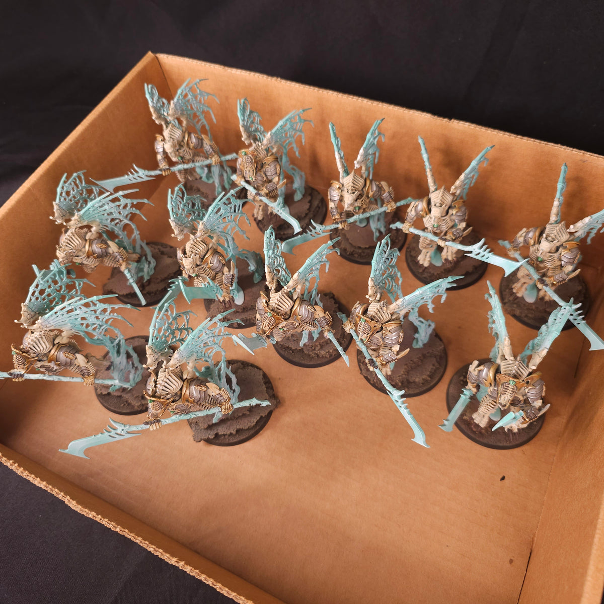 Age of Sigmar - Ossiarch Bonereapers - Painted Morghast Winged Constructs