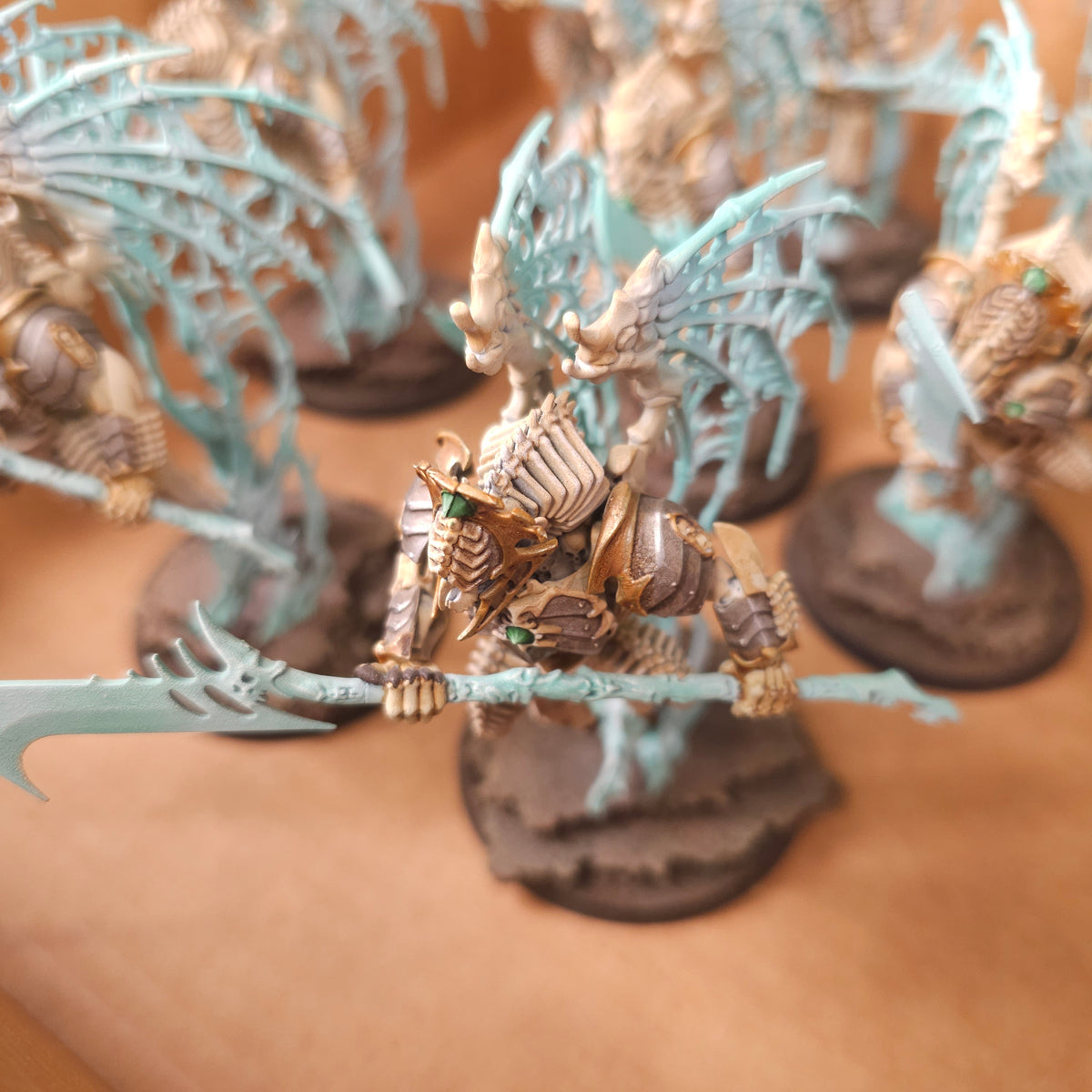 Age of Sigmar - Ossiarch Bonereapers - Painted Morghast Winged Constructs