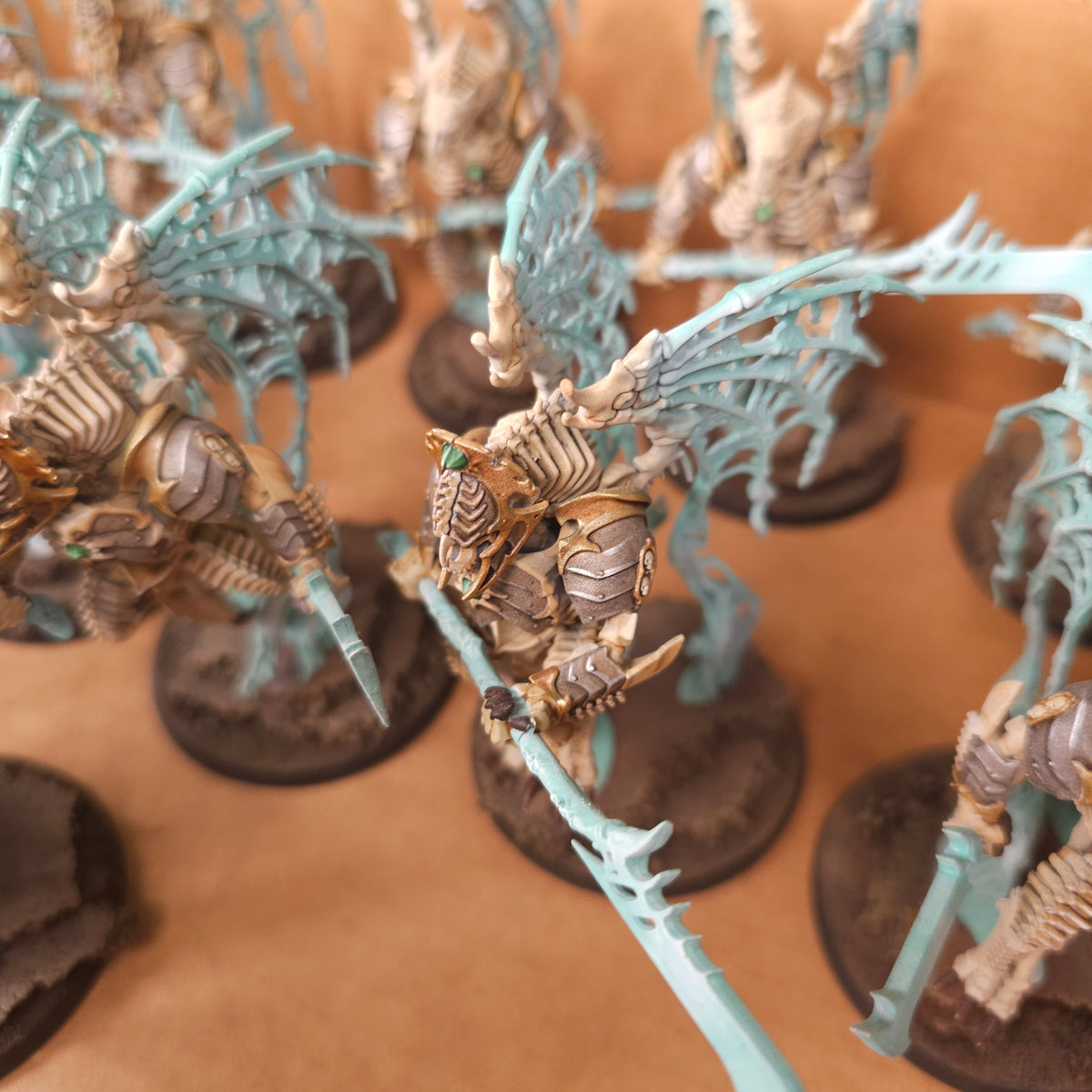 Age of Sigmar - Ossiarch Bonereapers - Painted Morghast Winged Constructs