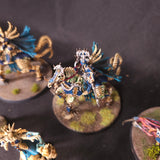 Age of Sigmar - Ossiarch Bonereapers - Painted Mounted Leaders and Mortisans