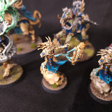 Age of Sigmar - Ossiarch Bonereapers - Painted Mounted Leaders and Mortisans