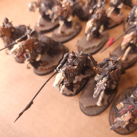 Age of Sigmar / The Old World - Soulblight Gravelords / Vampire Counts - Painted Black Knight Cavalry
