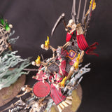 Age of Sigmar / The Old World - Soulblight Gravelords / Vampire Counts - Painted Coven Throne and Mortis Engine