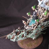Age of Sigmar / The Old World - Soulblight Gravelords / Vampire Counts - Painted Coven Throne and Mortis Engine