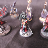Age of Sigmar / The Old World - Soulblight Gravelords / Vampire Counts - Painted Vampire and Necromancer Characters