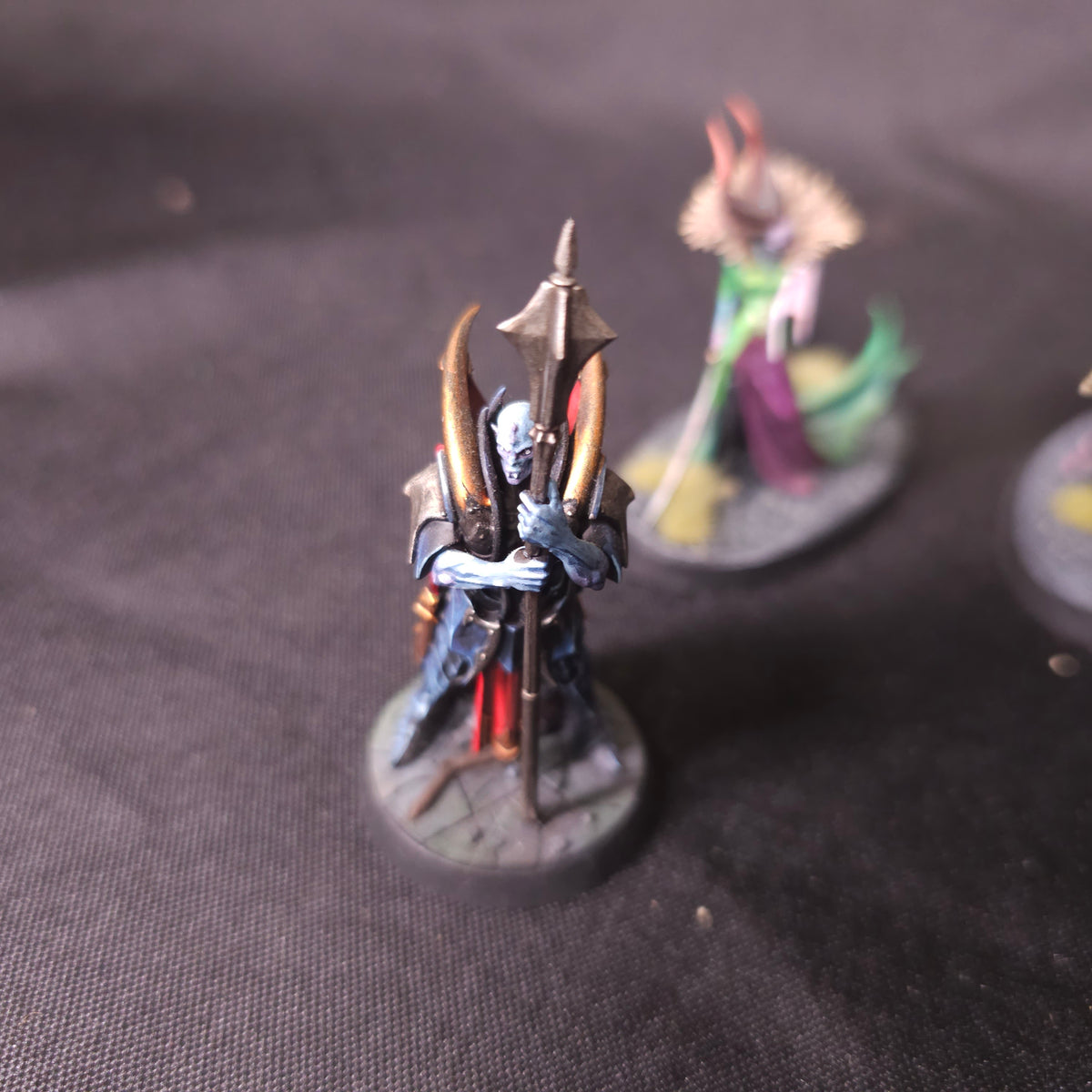 Age of Sigmar / The Old World - Soulblight Gravelords / Vampire Counts - Painted Vampire and Necromancer Characters