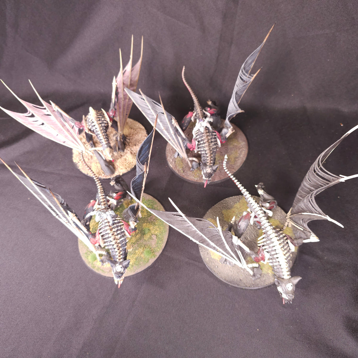 Age of Sigmar / The Old World - Flesh-eater Courts / Vampire Counts - Painted Terrorgheist Monster Group