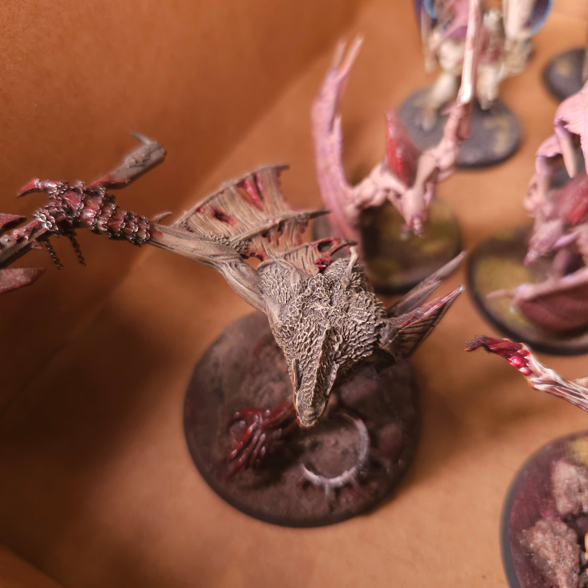 Age of Sigmar - Soulblight Gravelords and Flesh-eater Courts - Painted Mixed Winged Death Creatures