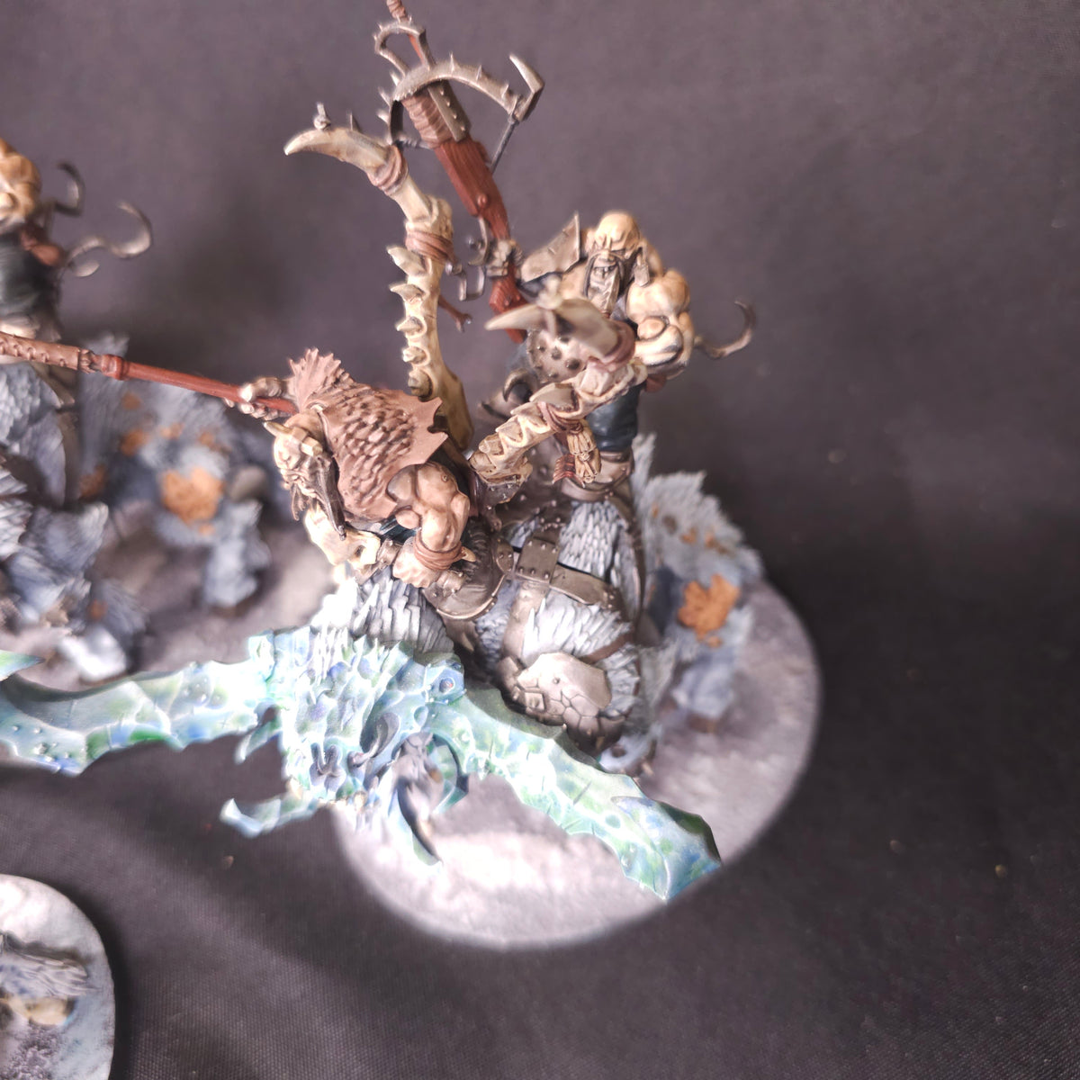 Age of Sigmar / The Old World - Ogor Mawtribes / Ogre Kingdoms - Painted Beastclaw Monsters with Removable Assemblies
