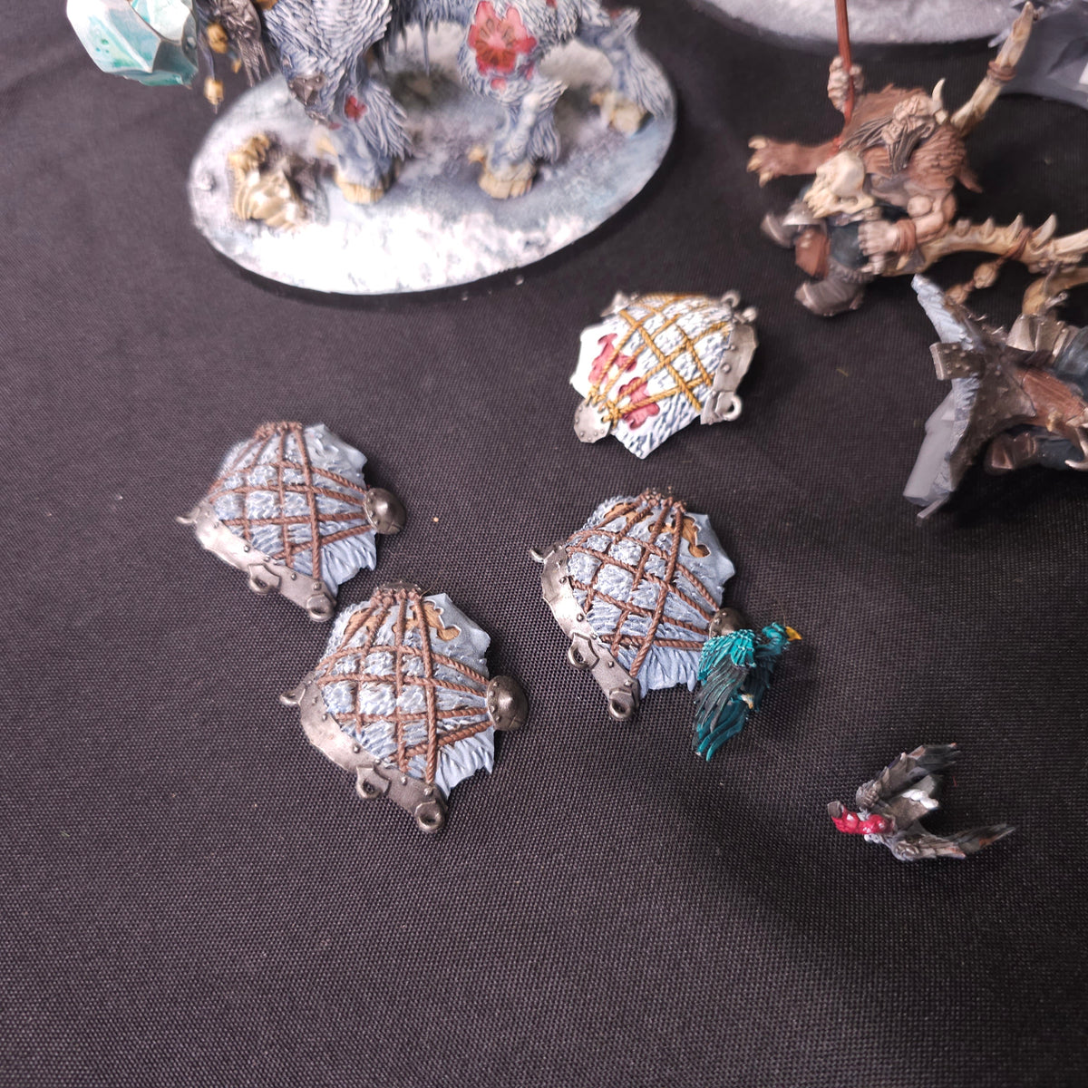 Age of Sigmar / The Old World - Ogor Mawtribes / Ogre Kingdoms - Painted Beastclaw Monsters with Removable Assemblies