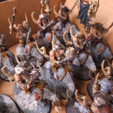 Age of Sigmar / The Old World - Ogor Mawtribes / Ogre Kingdoms - Painted Frost Sabres and Icebrow Hunter