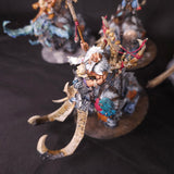 Age of Sigmar / The Old World - Ogor Mawtribes / Ogre Kingdoms - Painted Beastclaw Monster and Rider Group