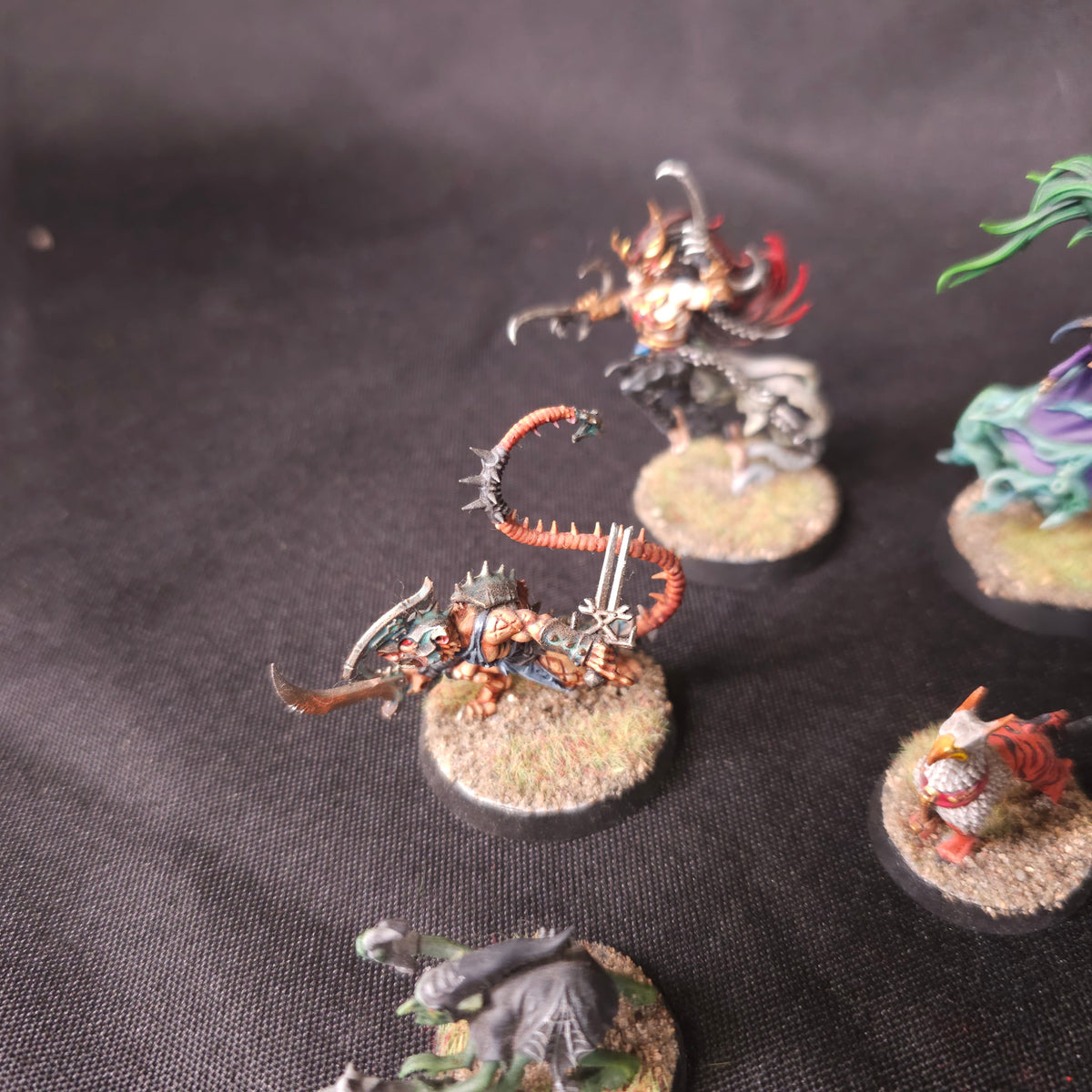 Warhammer Quest - Silver Tower - Painted Miniatures and Incomplete Game Components