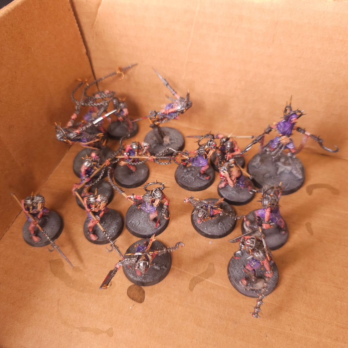 Warcry - The Unmade - Painted Warband Collection with Weapon Damage