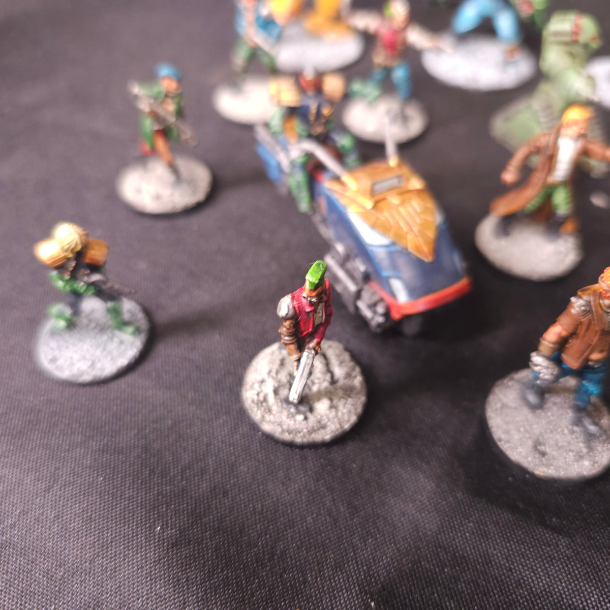 Judge Dredd - Judges and Mega-City One Denizens - Painted Collection and Game Components