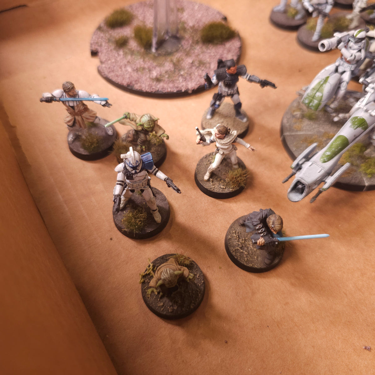 Star Wars: Legion - Galactic Republic - Painted Infantry, Heroes and Support Vehicles