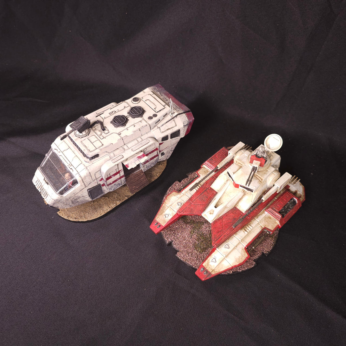 Star Wars: Legion - Rebel Alliance and Galactic Republic - Painted A-A5 and TX-130 Vehicles