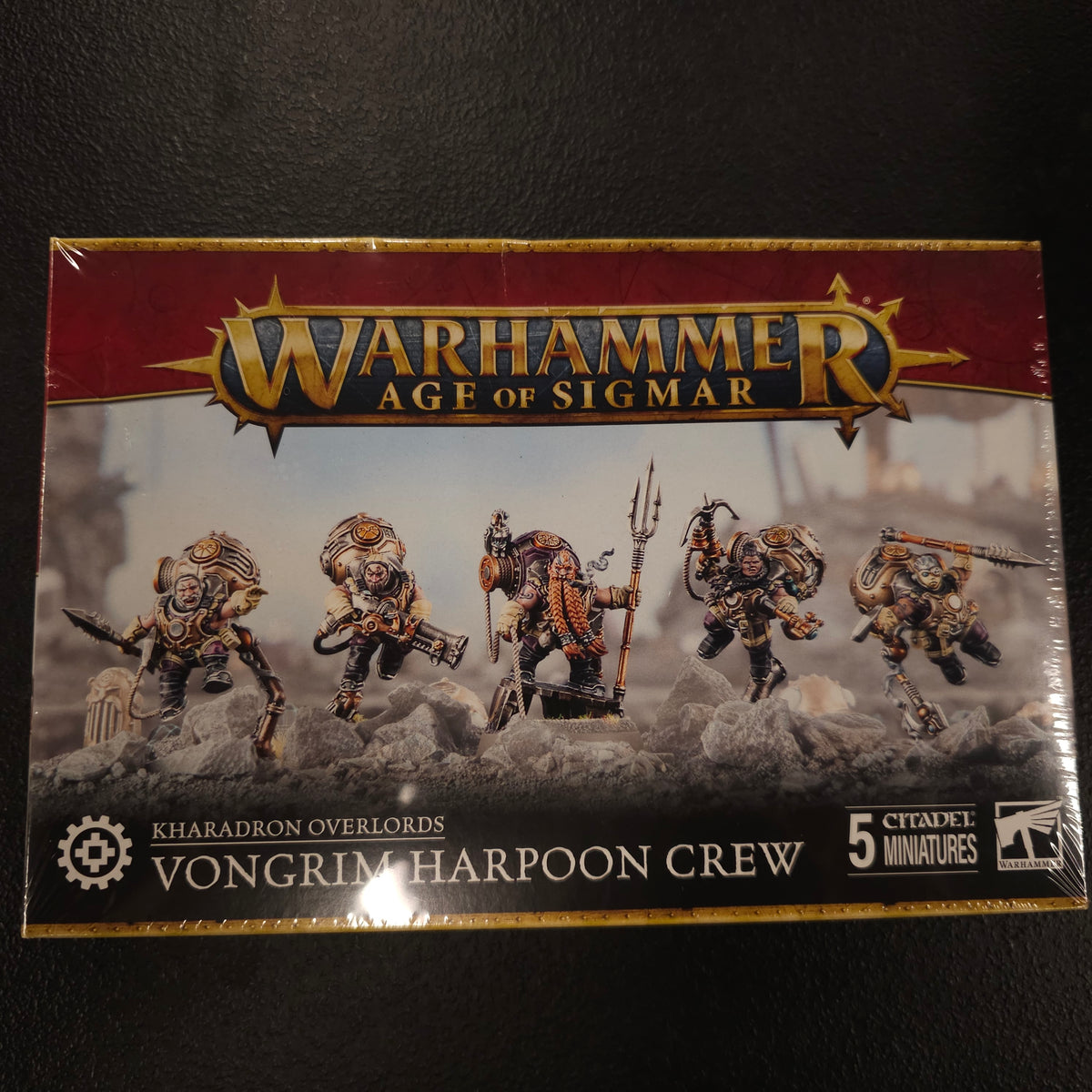 Actual box of Vongrim Harpoon Crew — lot 009