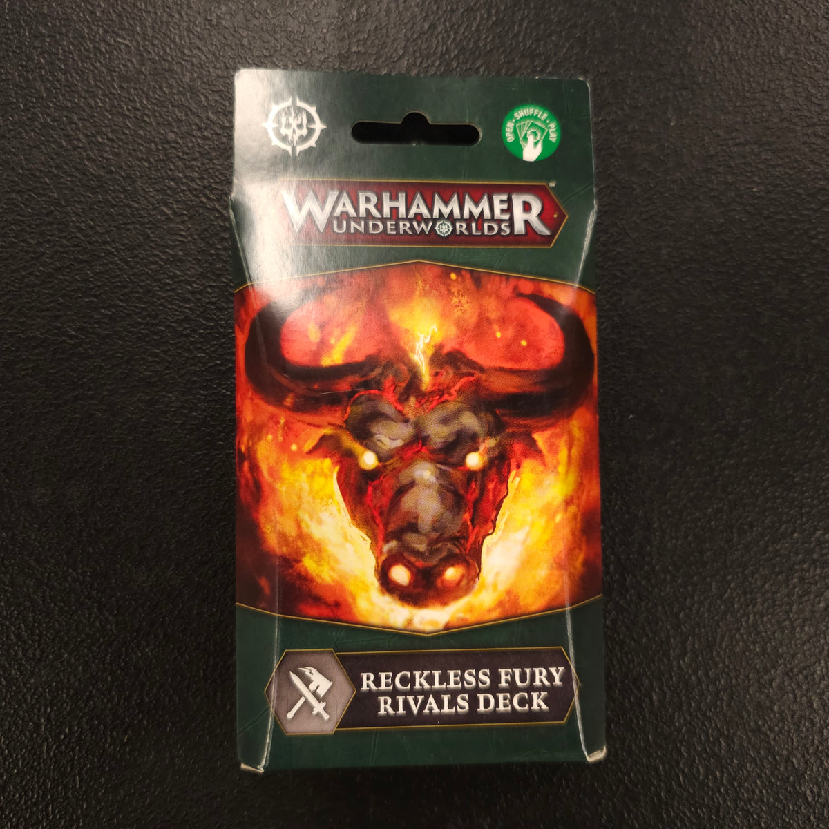 Actual packaging of Reckless Fury Rivals Deck — lot 036