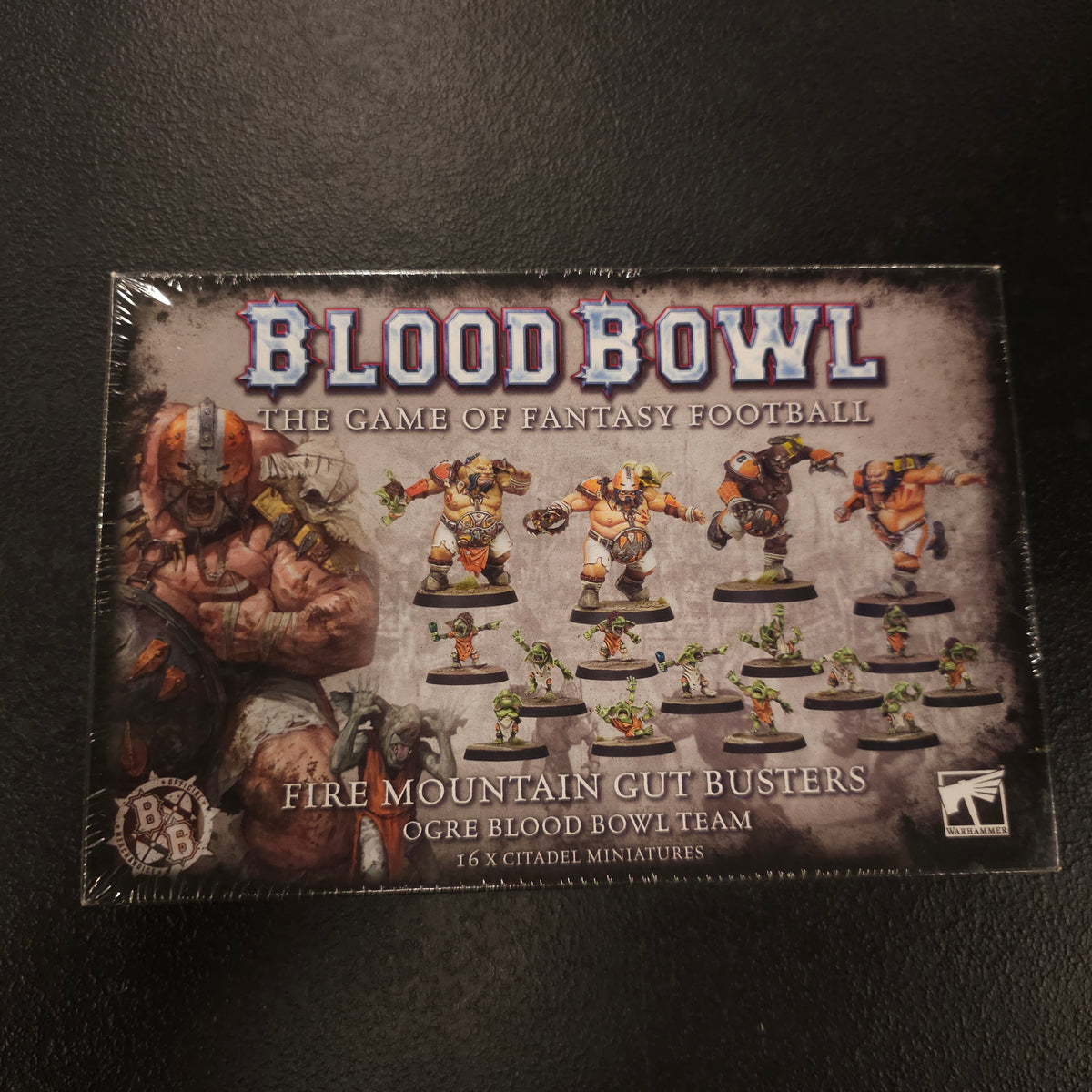 Actual The Fire Mountain Gut Busters box front