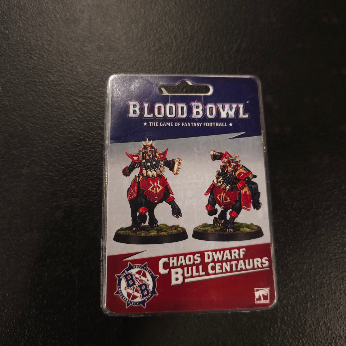 Actual Bull Centaurs blister front