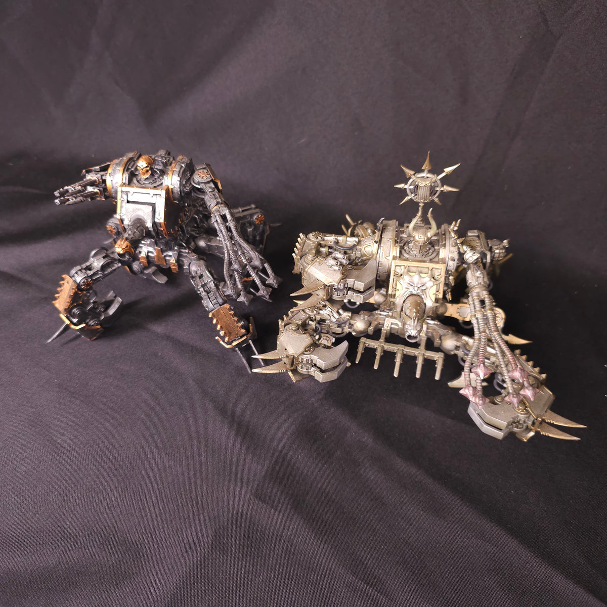 Painted Defiler Pair - Black and Bone - full lot