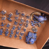Painted Blue Warband with Daemon Engine and Armour - Needs Repair - full lot