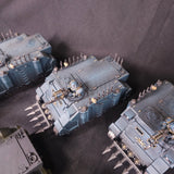 Painted Rhino Transport Group - Black and Blue - detail view 5