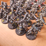 Painted Heavy-Weapon Infantry - Red Weapon Details - detail view 2