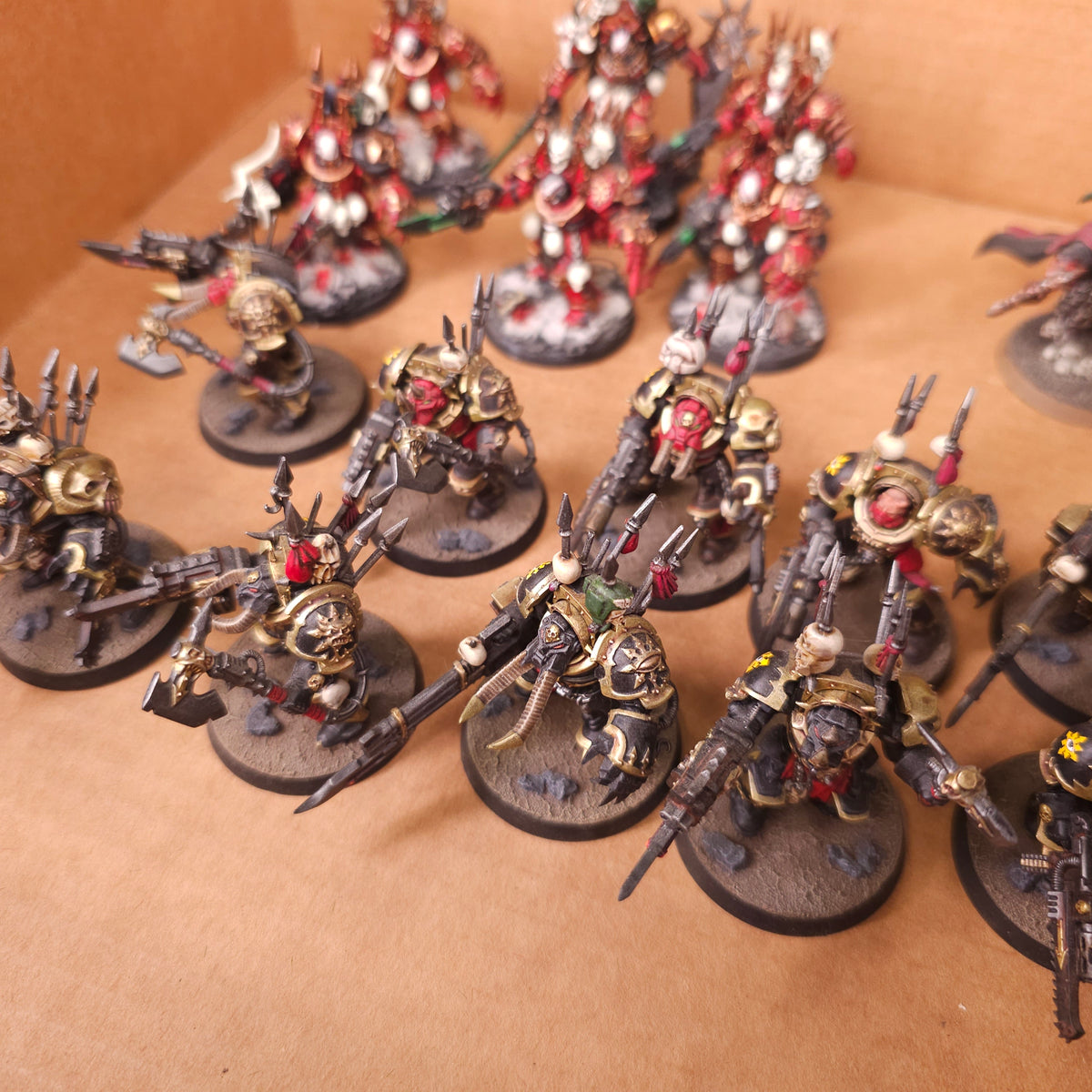 Painted Terminators, Jump Infantry and Daemon Prince - detail view 3