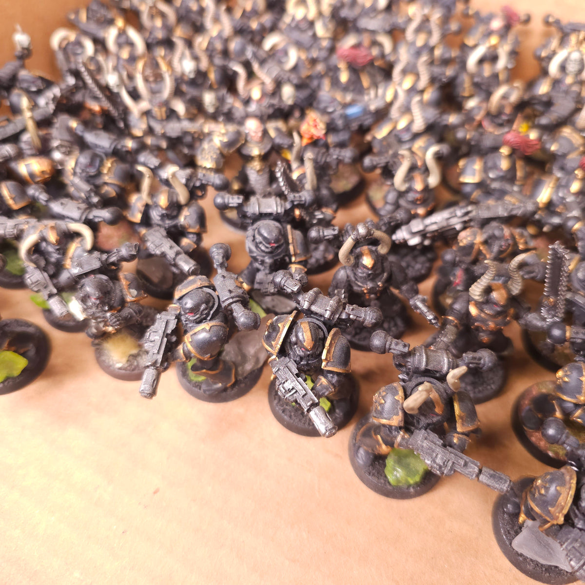 Painted Black-and-Gold Infantry Army - detail view 2